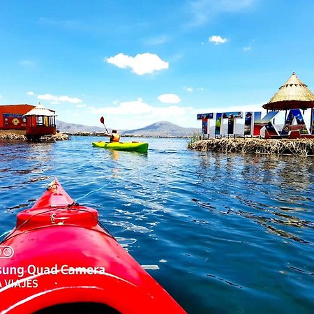 Uros Aruma-Uro On Uros Floating Islands Hotel Puno Buitenkant foto